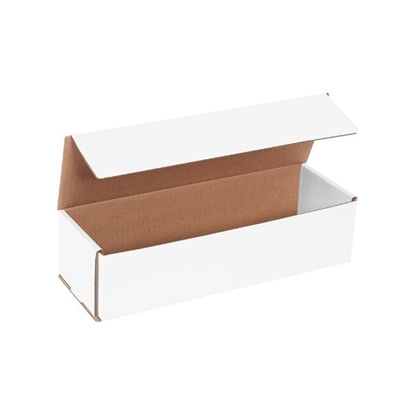 Bsc Preferred 12 x 4 x 3'' White Corrugated Mailers, 50PK BUY00017995 - main